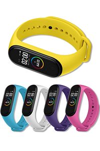 Xiaomi Mi Band 3 Ve 4 Uyumlu 5'li Kordon Seti ürün fotoğrafı