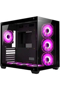 Prime V2 Tuş Kontrollü Rgb 7x120mm Fanlı Özel Vidasız Paneller Gaming Bilgisayar Kasası ürün fotoğrafı