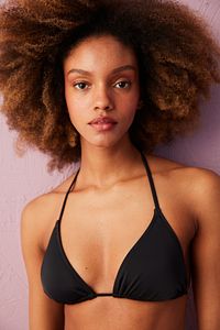 Siyah Basic Triangle Bikini Üstü ürün fotoğrafı