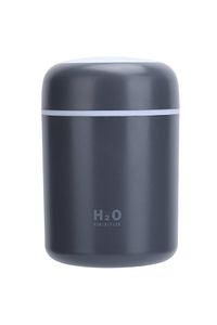 300 ml Ulrasonik Hava Nemlendirici Buhar Makinesi Ve Aroma Difüzörü Antrasit ürün fotoğrafı