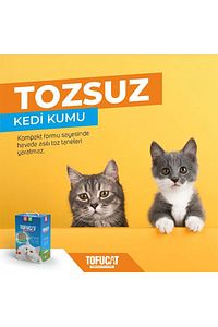 Tuvalete Atılabilen Koku Hapsedeci Topaklanan Doğal Kedi Kumu 8 Lt ürün fotoğrafı