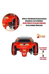 Led Işıklı Müzikli Akülü Atv-motor ürün fotoğrafı