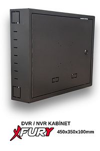 Dvr Pano/box Nvr Cctv Rack Kabinet Ve Monitör Koruma Kutusu Antrasit ürün fotoğrafı