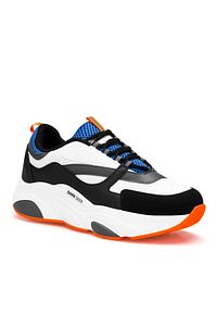 Beyaz Mavi Unisex Sneaker ürün fotoğrafı