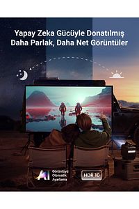 Nebula Mars 3 Akıllı Taşınabilir Wifi Kablosuz Projeksiyon Cihazı Tv Box Hoparlör - D2333 ürün fotoğrafı