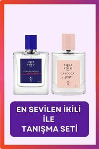 La Rocca Sense ve Gran Paradiso Sport Kadın Erkek 2'li 50 Ml EDP Parfüm Seti ürün fotoğrafı