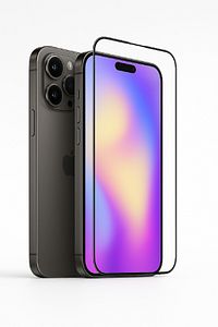 Apple iPhone 15 Pro Uyumlu Tam Kapatan Tamperli Cam Ekran Koruyucu Kırılmaz Cam ürün fotoğrafı
