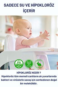 Hassas Bebek Yenidoğan Alkolsüz Dezenfektan Sprey Diş Kaşıyıcı Biberon Emzik Temizleyici 200ml ürün fotoğrafı