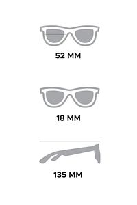 Siyah Unisex Yuvarlak Güneş Gözlüğü Apsg000900--52 Ekartman ürün fotoğrafı