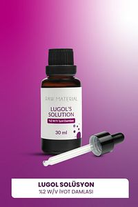 Raw Material Lugol's Solution Iyot %2 Damla 30 ml ürün fotoğrafı