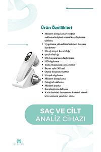 Saç Ve Cilt Kablosuz Analiz Cihazı ürün fotoğrafı