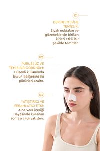 Nose Pack Siyah Nokta Ve Gözenek Bakımı I?çin Burun Bandı ürün fotoğrafı