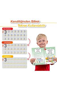 Eso Sihirli Yazı Ve Sayı Kitabı - Eğitici Ve Eğlenceli Aktivite Kitabı - Oluklu- (3-7 Yaş ) ürün fotoğrafı