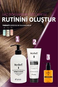Kuru Yıpranmış Boyalı Saçlar Için Onarıcı Ve Besleyici Argan Yağlı Kolajen Saç Bakım Maskesi 200 ml ürün fotoğrafı