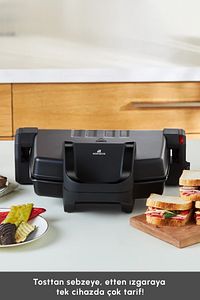 Future Essential Tost Makinesi Matte Black 1800 W 4 Dilim Kapasiteli ürün fotoğrafı