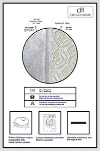 Hoja Banyo Halısı 2'li Set 60x100 Cm - 50x60 Cm Djtbanyo ürün fotoğrafı