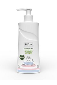 %100 Doğal Organik Sertifikalı Bebek ve Çocuk Jel Şampuanı Saç Vücut Lavanta Konak Önleyici 350 ml ürün fotoğrafı