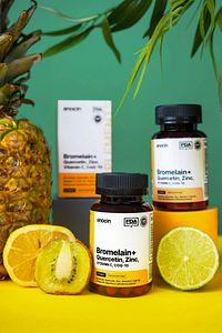 Bromelain Ananas +QUERCETİN +ZİNC + COQ-10 + VİTAMİN C SÜPER BROMELAIN FORMÜL ürün fotoğrafı