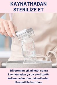 Hassas Bebek Yenidoğan Alkolsüz Dezenfektan Sprey Diş Kaşıyıcı Biberon Emzik Temizleyici 200ml ürün fotoğrafı