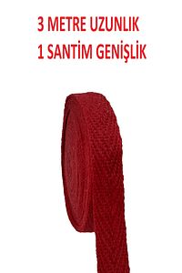 Pamuklu Balıksırtı Dar Dokuma Şerit 1 Cm Kenar Süsleme Dikiş Kapatma Ekstrafor 7 Renk 21 Metre ürün fotoğrafı