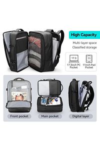 Expandos Laptop Sırt Çantası Genişletilebilir Iç Hacim Şarj Kiti Yağmurluk Mr9299_yy00 ürün fotoğrafı