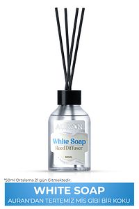 Beyaz Sabun Çubuklu Oda Kokusu Bambu Kokusu White Soup Reed Diffuser 50ml ürün fotoğrafı