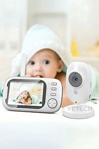 Bebek Kamerası Lcd Ekranlı Gece Görüşlü Bebek Telsizi Bebek Odası Kamerası Monitörü ürün fotoğrafı