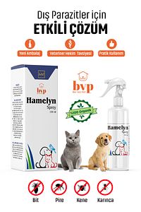 Hamelyn 100ml Bit, Pire Spreyi Kene,karınca, Sivrisinek Köpek, Kedi, Kafes Kuşları, Tavşan ürün fotoğrafı