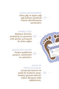 Çorap Tipi Ayak Bakım Maskesi ürün fotoğrafı
