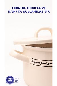 Mood Emaye Fırın/haşlama/yoğurt Tenceresi (18CM) ürün fotoğrafı