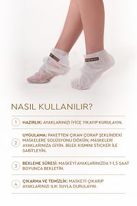Miracle Foot Peeling Pack - Çorap Tipi Ayak Peeling Maskesi 2'li ürün fotoğrafı