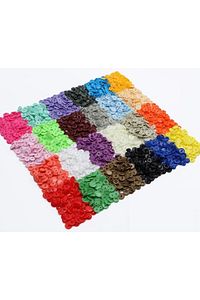 Kaliteli T5=12,4 Mmdikişsiz Çıtçıt Seti, 15 Renk X 10 Takım= 150 Adet, Plastik Çıt Çıt Seti ürün fotoğrafı