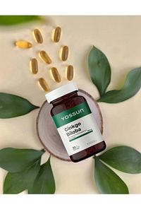 GINKGO BILOBA Ginkgo İçeren Yumuşak Kapsül Takviye Edici Gıda ürün fotoğrafı