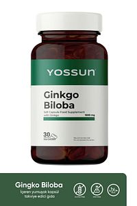 GINKGO BILOBA Ginkgo İçeren Yumuşak Kapsül Takviye Edici Gıda ürün fotoğrafı