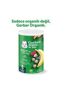 Organik Pirinçli Buğdaylı Muzlu Bebek Atıştırmalığı 35gr X 2 Adet ürün fotoğrafı