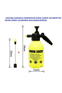 Basınçlı Oto Araç Yıkama Pompası El Değmeden Köpük Püskürtme 2 Lt Uzatma Çubuklu ürün fotoğrafı