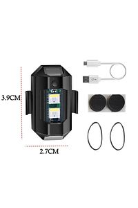 Motor Drone Uçak Kanadı Led Şarjlı Kablosuz Mini Led Çakarlı Lamba ürün fotoğrafı