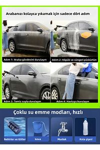 Yeni Çift Pil Oto Araba Bahçe Klima Halı Ağacı Sulama Şarjlı Yüksek Basınç Yikama Tabancasi Makine ürün fotoğrafı