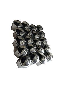 Bijon Kapağı Krom Efekt 17''mm Uyumlu 20li Set ürün fotoğrafı