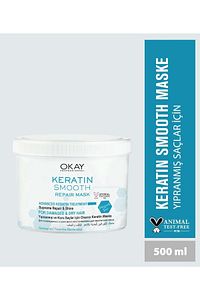 Okay Prof. Keratın Smooth Onarıcı Maske 500 ml ürün fotoğrafı