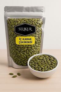 Kabak Çekirdeği Içi 1kg(ÇİĞ, TUZSUZ) ürün fotoğrafı