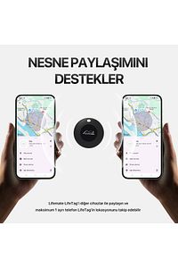 Lifemate Lifetag Android Google Lisanslı Akıllı Takip Cihazı - Siyah (SADECE ANDROID ILE UYUMLUDUR) ürün fotoğrafı