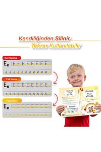 Eso Sihirli Yazı Ve Sayı Kitabı - Eğitici Ve Eğlenceli Aktivite Kitabı - Oluklu- (3-7 Yaş ) ürün fotoğrafı