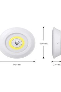 Masa Lambası Mutfak Tezgah Altı Banyo Dolabı Dolap Içi 3lü Kumandalı Ve Pilli Led Işık ürün fotoğrafı