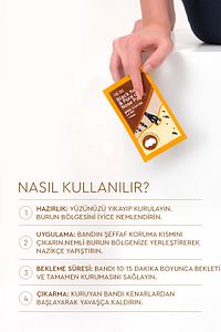 Nose Patch - Siyah Nokta Ve Gözenek Için Temizleyici Burun Bandı 5'li ürün fotoğrafı