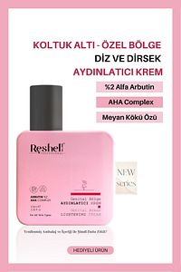 Koltuk Altı Dirsek Diz Bölgesi Özel Bölge Aydınlatıcı Beyazlatıcı Krem Arbutin %2 Aha Komple ürün fotoğrafı