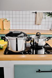 Perfect Gray Indüksiyon Tabanlı Düdüklü Tencere Seti 4+6 Litre ürün fotoğrafı