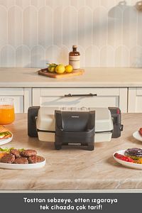 Future Essential Tost Makinesi Matte Krem 1800 W 4 Dilim Kapasiteli ürün fotoğrafı