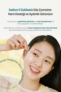 Green Tangerine Vita C - Yeşil Mandalina Özlü Aydınlatıcı & Leke Karşıtı Göz Altı Maskesi(60 ADET) ürün fotoğrafı