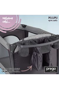 8023 Miami Oyun Parkı 70 x110 cm Anne Yanı Park Yatak ürün fotoğrafı